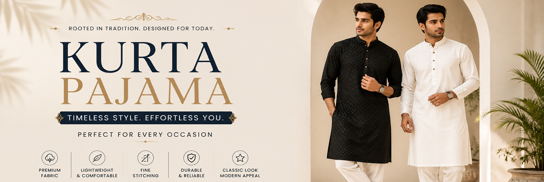 Libas Premium Menswear Campaign Banner